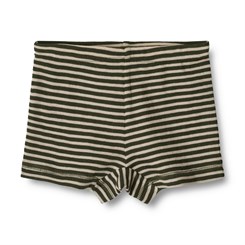 Wheat wool underwear Avalon - Green stripe
